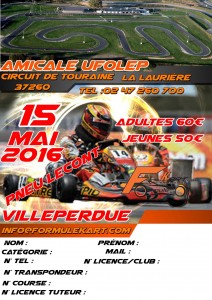 fiche_engagement et affiche Course Formule kart